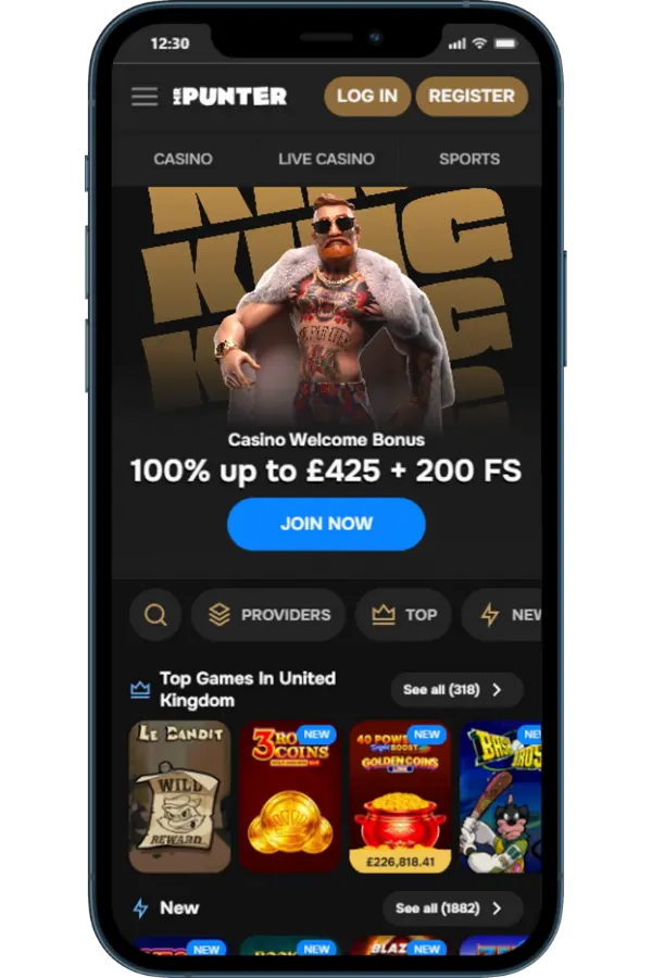 Mr Punter Casino website