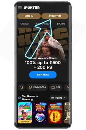 Visit the official website to activate the Mrpunter bonus