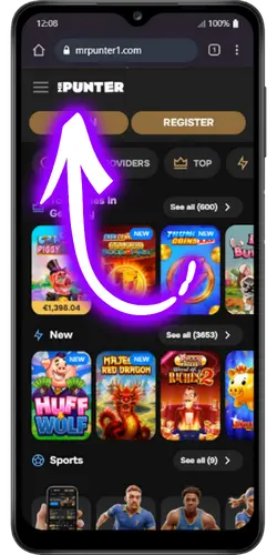 MrPunter app open official site